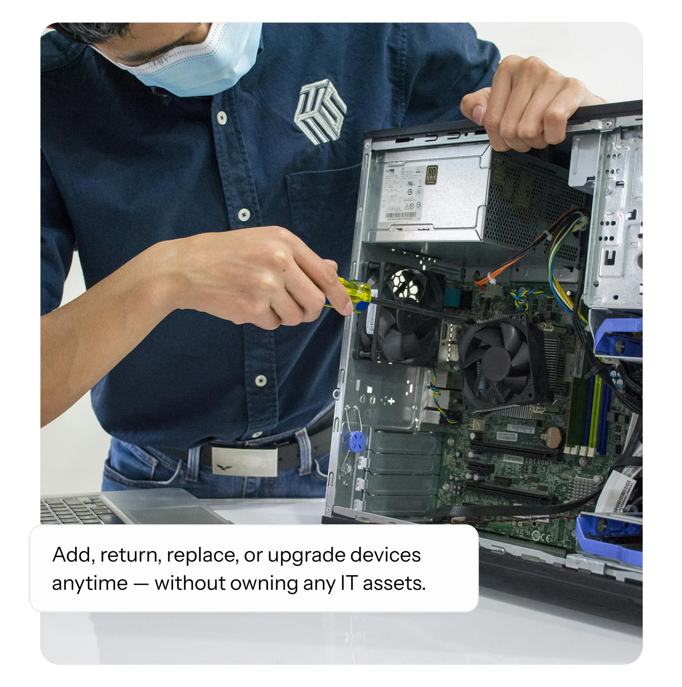Hardware that scales with hiring and projects.